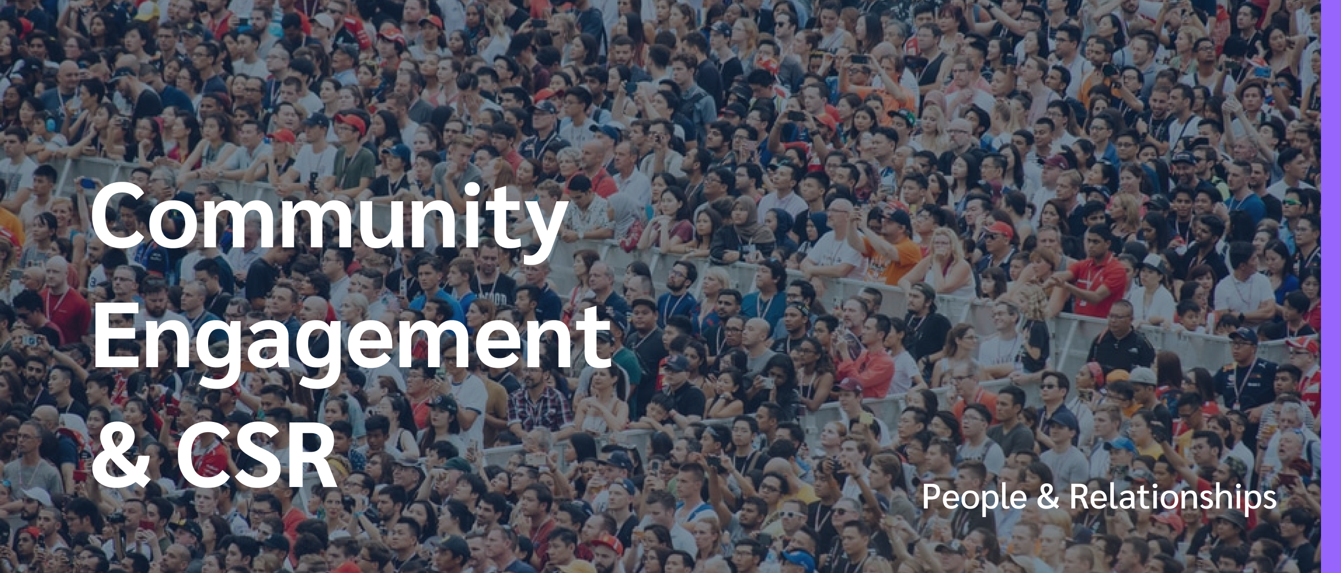 Community Engagement & CSR